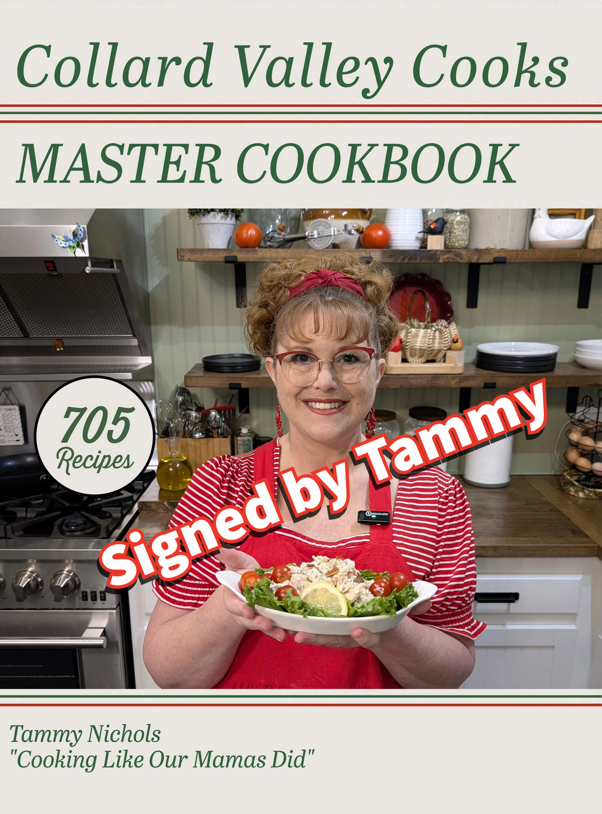 Signed Collard Valley Cooks Master Cookbook | 705+ Recipes